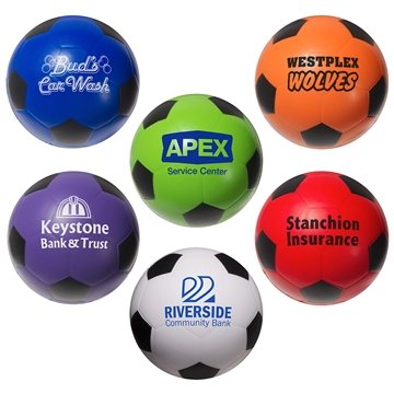 Image of 150 Custom Soccer Ball - Stress Reliever - Polyurethane