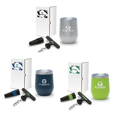 Image of 100 Customized Delight 2-Piece Thank You Gift Set - Vacuum Sealed ...