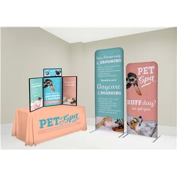 Image of 1 Custom 6' LazerLine 3-Sided Throw Full-Color Front Only - Laser ...