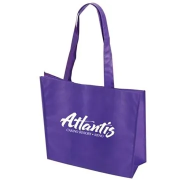 Image of 75 Customized Non Woven Textured Tote Bag - Recyclable & 28" ...