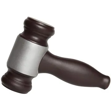 Image of 150 Custom Gavel Stress Reliever - 5" Size