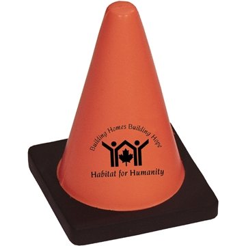 Image of 250 Customized Construction Cone Stress Reliever - Polyurethane