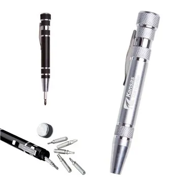 Image of 100 Custom Aluminum Pen-Style Tool Kit - 8 Piece & Magnetic
