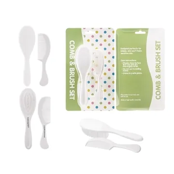 100 Custom Baby Brush & Comb Set - Cradle Cap Prevention