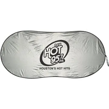 Image of 25 Custom Deluxe Windshield Shade - Reflective & Collapsible