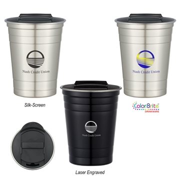 16 oz The Stainless Steel Cup - Spill-Resistant & BPA Free