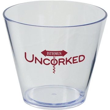 9 oz Clear Plastic Cup - USA Made & Recyclable