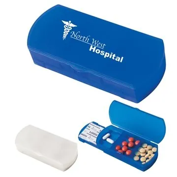 Image of 100 Custom Pill Box Bandage Dispenser - FDA Compliant