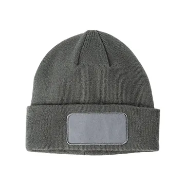 144 Customized Big Accessories Patch Beanie - Acrylic & Double ...
