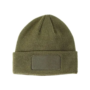 144 Customized Big Accessories Patch Beanie - Acrylic & Double ...
