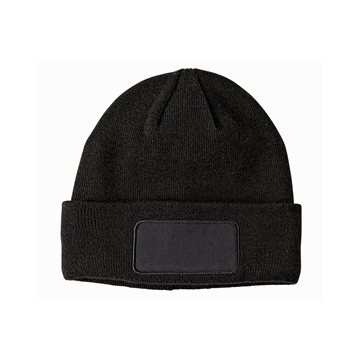 Big Accessories Patch Beanie - Acrylic & Double Layer