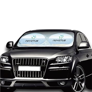 DisplaySplash Collapsible Car Sun Shade - UV Protection & Waterproof
