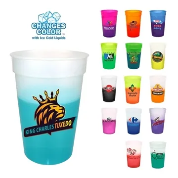 Image of 250 Promotional Mood 17 oz Stadium Cup, Full Color Digital - Color ...