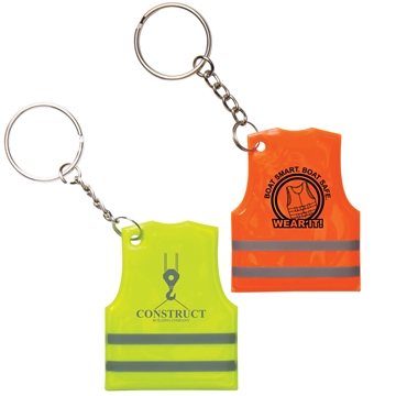 Reflective Safety Vest Keytag - High Visibility & Multi-Use