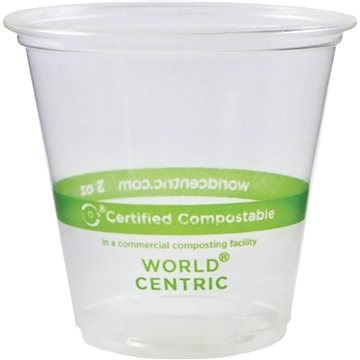 3oz Compostable PLA Sampling Cup - Eco Branded - Biodegradable & USA Made