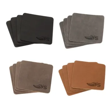 Tanner Coaster Set (4) - USA Made & Genuine Leather