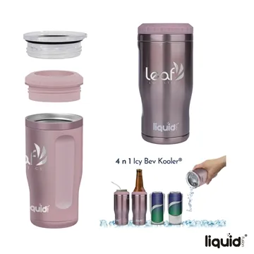 Image of 12 Customized Liquid Fusion Icy Bev Kooler 4-In-1 Double Wall ...