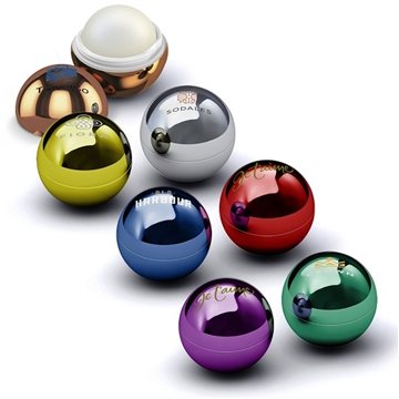 Metallic Lip Moisturizer Ball - Natural Beeswax