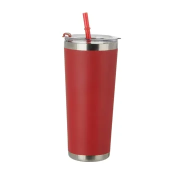 Image of 25 Customized 20 oz Tumbler with Straw - Stainless Steel