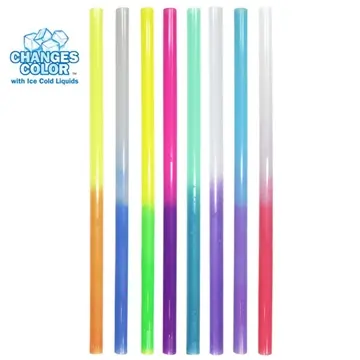 Image of 1000 Customized Mood Reusable Straw - Color Changing & Dishwasher ...