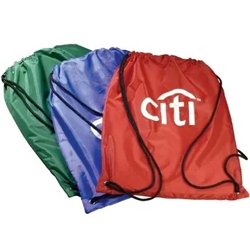 Image of 75 Promotional Drawstring Backpack - Reinforced Corners