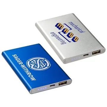 Image of 30 Customized Paramount 4000mAh UL-Certified Power Bank - Aluminum