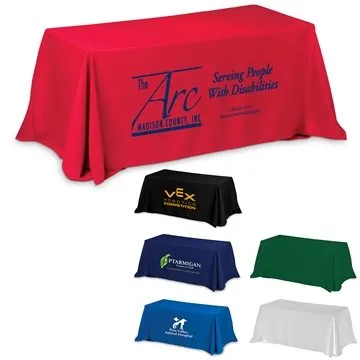 Image of 1 Promotional "PREAKNESS SIX" 3-Sided Economy Table Covers & Table ...