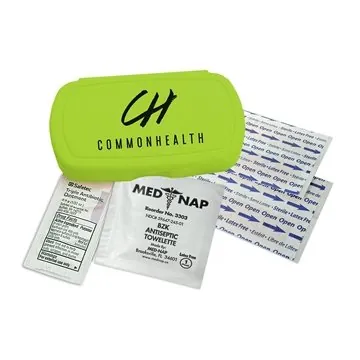 Image of 250 Customized Compact First Aid Kit - Latex-Free & Triple ...