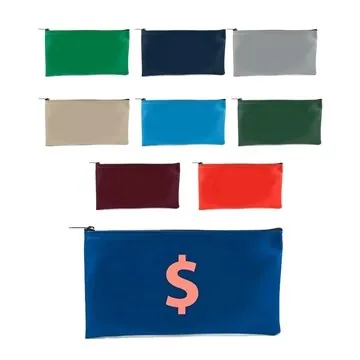 Image of 150 Promotional Horizontal Bank Bag Ev 11X6 - Expanded Vinyl