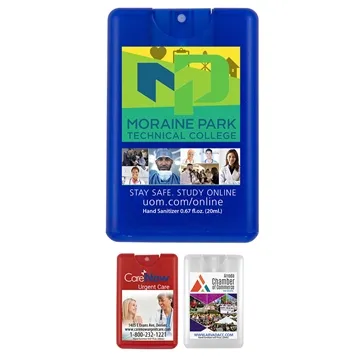 Image of 200 Customized SanCard 20 ml. Antibacterial Hand Sanitizer Spray ...