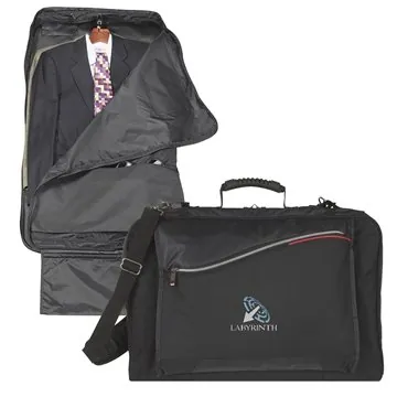 Image of 6 Custom Quadruple Double Garment Bag - Tri-Fold & Locking Hangers