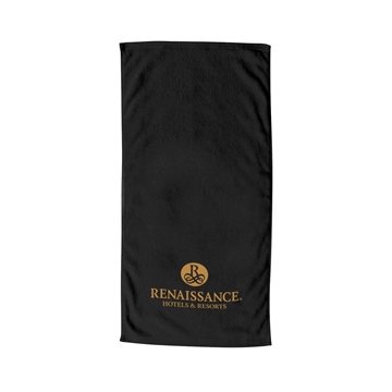 Image of 25 Custom Coastal Beach Towel - USA Cotton