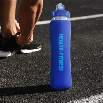 Image of 36 Custom 25 oz Stainless Steel Water Bottle - Non-Slip & Spill ...