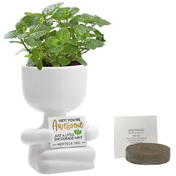 Image of 48 Customized People Planter Kit - Ceramic & Growing Kit