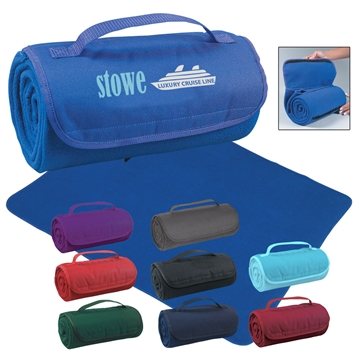 Image of 13 Custom Roll-Up Blanket - Fleece & Portable