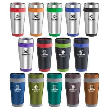 Image of 50 Custom Stainless Steel Tumbler - 16 oz - Double Wall Insulated