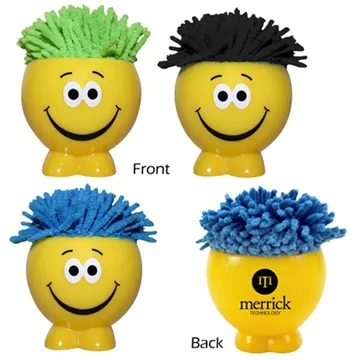 Shaggy Microfiber Screen Cleanin' Dude - Soft Rubber & Screen Cleaner