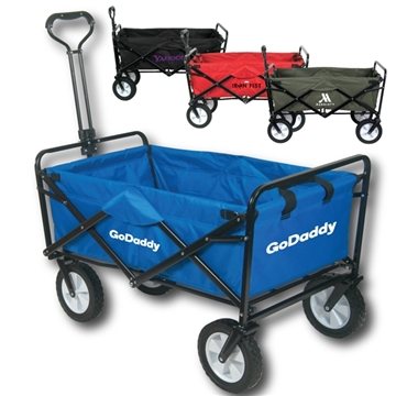 Image of 1 Customized Folding Utility Wagon - Heavy Duty & 150lb Capacity