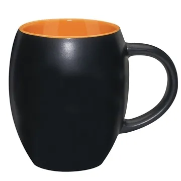 Image of 36 Customized Matte Barrel With Color Mug - 17 oz - Dishwasher ...