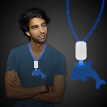 Image of 204 Promotional Clear Plastic Necklace with Plastic Medallion and ...