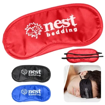 Image of 250 Custom Sleep Eye Mask - Adjustable Elastic