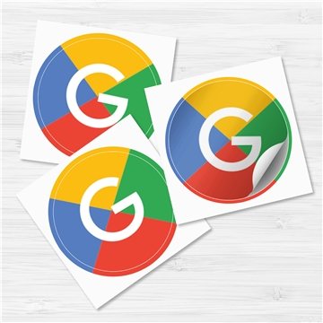 3 x 3 Circle Sticker - Moisture Resistant & Durable