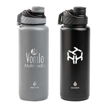 Image of 6 Custom Manna Convoy 40 oz Double Wall Steel Bottle - 24Hr Cold & ...