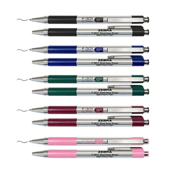Image of 150 Promotional Zebra Stainless Steel Retractable Ball Point Pen ...