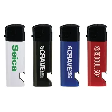 Image of 300 Customized Solid Electronic Lighter w/Bottle Opener - CPSC ...