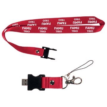 Berkeley Custom Printed Lanyard & USB Flash Drive - Removable USB