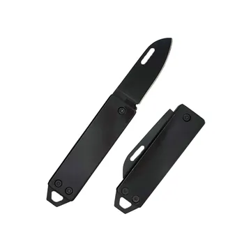 Best Buddy Tools® Stainless Steel Key Chain Pocket Knife - Slotted Screwdriver & Folding Design