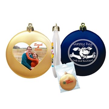 3 Satin Finish Flat Shatterproof Ornament - Shatterproof