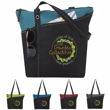 Image of 50 Customized Annie Tote - Zippered & Multi-Pocket