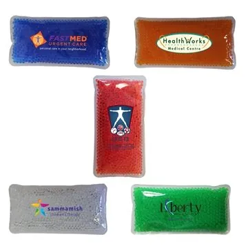 Image of 250 Customized Rectangle Gel Bead Hot Cold Pack, Full Color ...